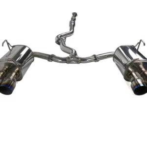 Invidia 11-21 Subaru WRX/STI Sedan Q300 Quad Single Layer Titanium Tip Cat-Back Exhaust