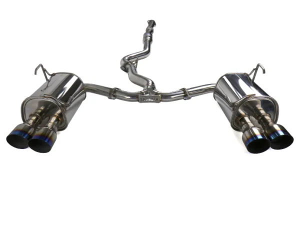 Invidia 11-21 Subaru WRX/STI Sedan Q300 Quad Single Layer Titanium Tip Cat-Back Exhaust