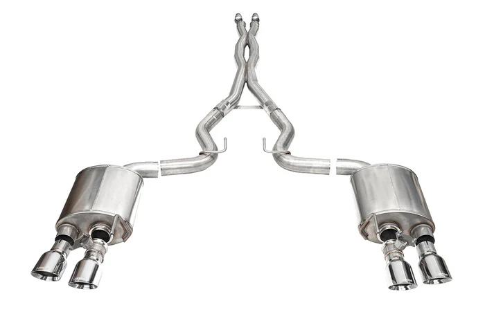 Xtreme Valved / 3.0 in Cat-Back 4.5 in Slash Tips | 2024 Mustang Dark Horse Coupe (21265)