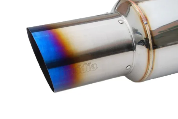 Invidia 08-14 Subaru WRX Hatchback Racing Titanium Tip Cat-back Exhaust - Image 2
