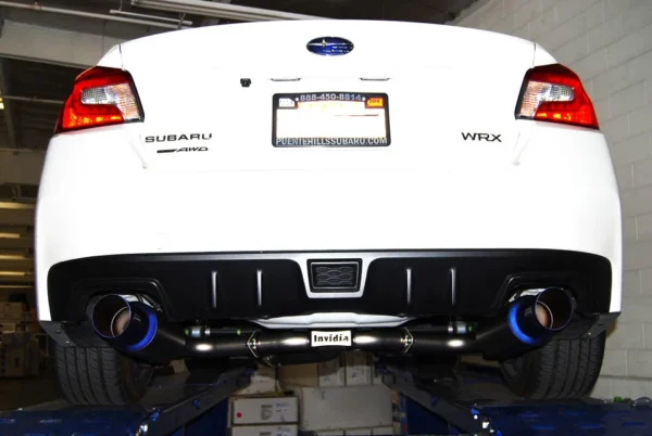 Invidia 08-14 Subaru WRX/STI Sedan Dual N1 Full Titanium Cat-Back Exhaust - Image 2