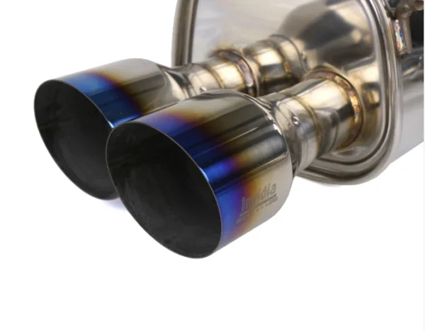 Invidia 11-21 Subaru WRX/STI Sedan Q300 Quad Single Layer Titanium Tip Cat-Back Exhaust - Image 2