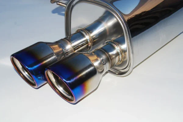Invidia 11-14 Subaru WRX/STI Sedan Q300 Quad Titanium Tip Cat-Back Exhaust - Image 3