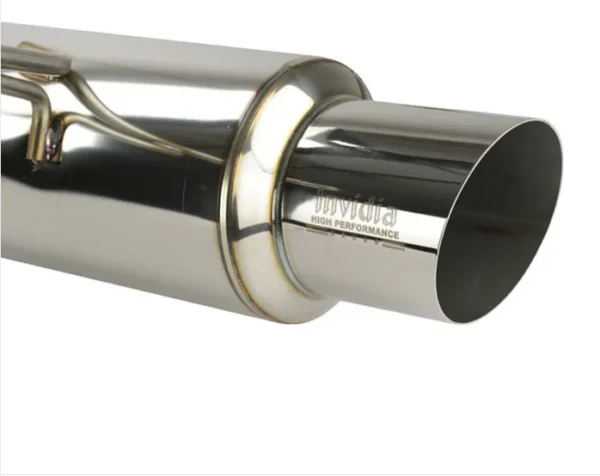 Invidia 02-07 Subaru WRX/STI Racing S.S. Tip Cat-Back Exhaust HS02SW1GTR - Image 2