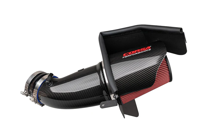 Black / Carbon Fiber Air Intake | 2017-2024 Challenger, Charger 6.2L (44004) - Image 2
