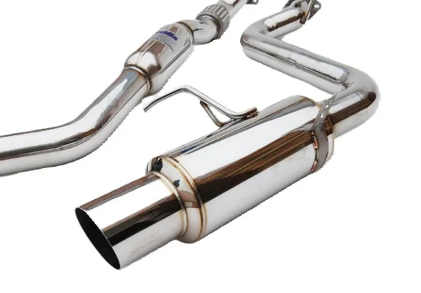 Invidia 08-14 Subaru WRX Sedan Single N1 S.S.Tip Cat-back Exhaust - Image 2
