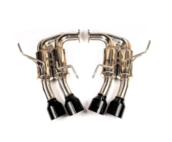 Invidia 11-21 Subaru WRX/STI Sedan Gemini R400 Single Layer Black Tip Cat-Back Exhaust - Image 9