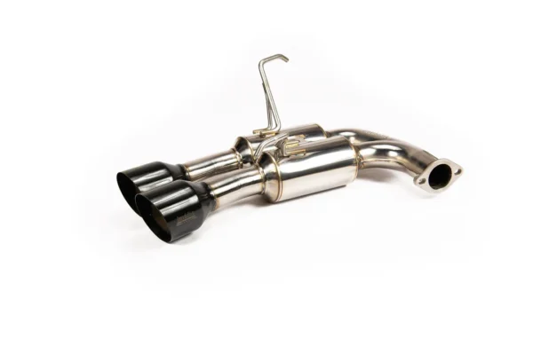 Invidia 11-21 Subaru WRX/STI Sedan Gemini R400 Single Layer Black Tip Cat-Back Exhaust - Image 8
