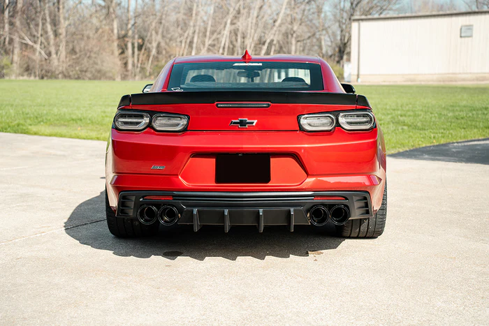 Valved / Axle-Back 4.5 in Carbon Fiber Quad Tips | 2016-2024 Camaro SS ZL1 (21789CF) - Image 4