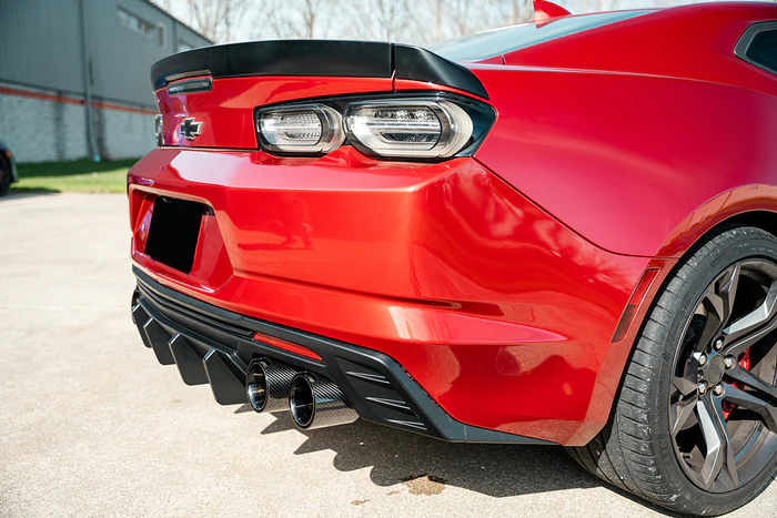 Valved / Axle-Back 4.5 in Carbon Fiber Quad Tips | 2016-2024 Camaro SS ZL1 (21789CF) - Image 5