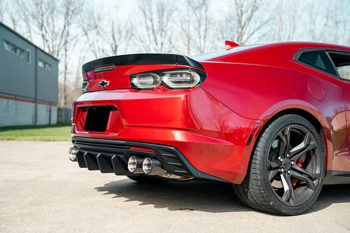 Valved / Axle-Back 4.5 in Carbon Fiber Quad Tips | 2016-2024 Camaro SS ZL1 (21789CF) - Image 6