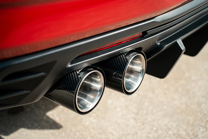 Valved / Axle-Back 4.5 in Carbon Fiber Quad Tips | 2016-2024 Camaro SS ZL1 (21789CF) - Image 8