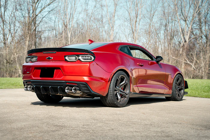 Valved / Axle-Back 4.5 in Carbon Fiber Quad Tips | 2016-2024 Camaro SS ZL1 (21789CF) - Image 9