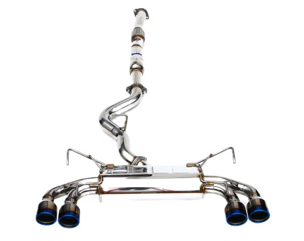 Invidia 08-14 Subaru STI 11-14 WRX Hatchback Q300 Quad Titanium Tip Cat-Back Exhaust