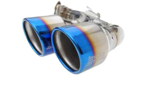Invidia 08-14 Subaru STI 11-14 WRX Hatchback Q300 Quad Titanium Tip Cat-Back Exhaust - Image 2