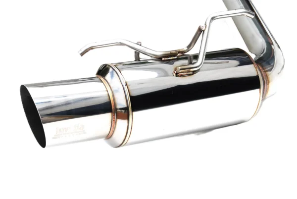 Invidia 08-14 Subaru WRX Hatchback Racing S.S. Tip Cat-Back Exhaust - Image 4