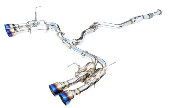Invidia 15-21 Subaru WRX/STI Sedan Gemini R400 Titanium Tips Cat-Back Exhaust - Image 6