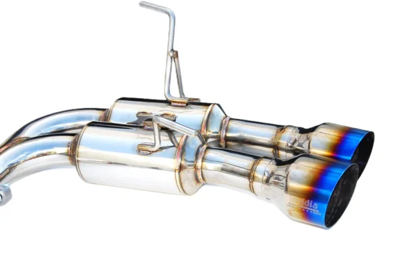 Invidia 15-21 Subaru WRX/STI Sedan Gemini R400 Titanium Tips Cat-Back Exhaust - Image 5
