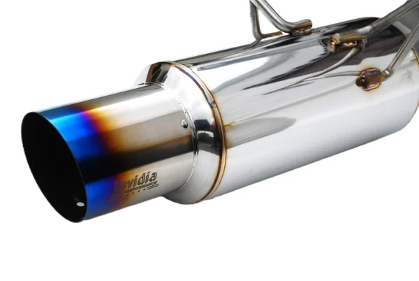 Invidia 15-21 Subaru WRX/STI Sedan BLAST BBP Single Racing Titanium Tip Cat-Back Exhaust - Image 3