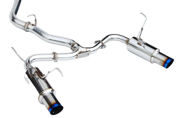 Invidia 22-Up Subaru WRX Dual N1 Titanium Tips Cat-Back Exhaust HS22WRXGTT - Image 4