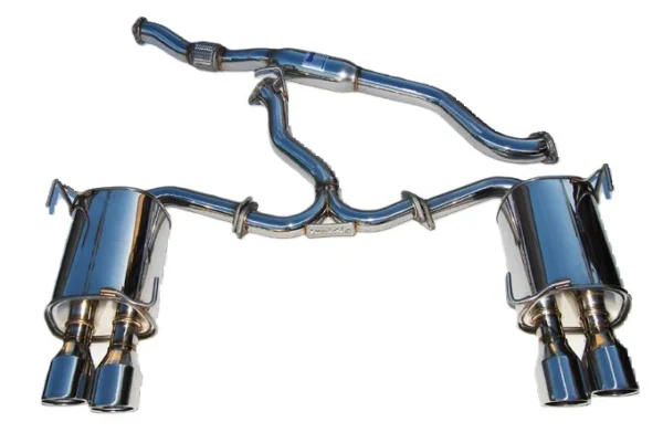 Invidia 11-14 Subaru WRX/STI Sedan Q300 Quad Rolled S.S.Tips Cat-Back Exhaust