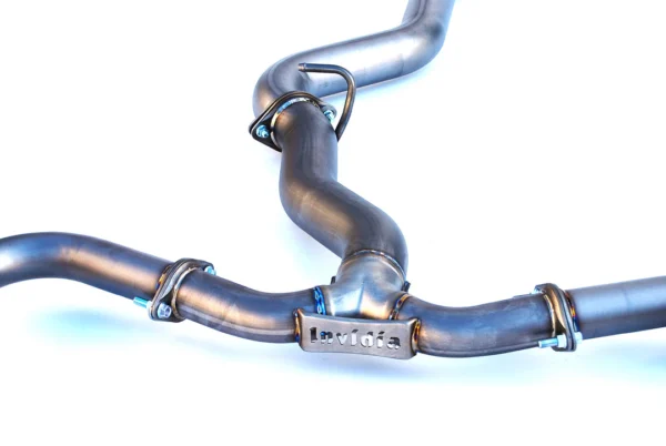 Invidia 15-21 Subaru WRX/STI Sedan Dual N1 Full Titanium Cat-Back Exhaust - Image 4