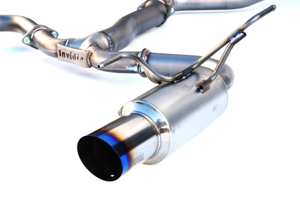 Invidia 15-21 Subaru WRX/STI Sedan Dual N1 Full Titanium Cat-Back Exhaust - Image 3