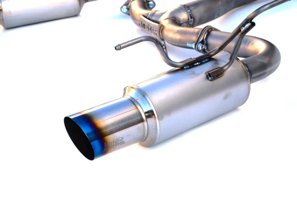 Invidia 08-14 Subaru WRX/STI Sedan Dual N1 Full Titanium Cat-Back Exhaust - Image 3