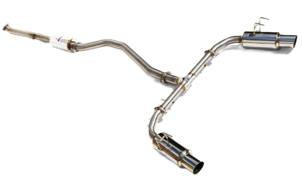 Invidia 22-Up Honda Civic Si Integra Base Dual N1 S.S.Tips Cat-Back Exhaust /  Titanium tip Cat-back Exhaust - Image 5