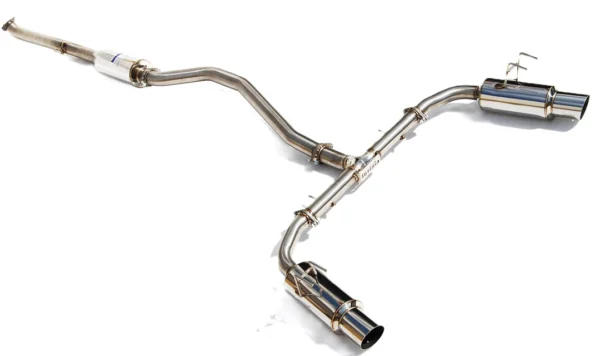 Invidia 22-Up Honda Civic Si Integra Base Dual N1 S.S.Tips Cat-Back Exhaust /  Titanium tip Cat-back Exhaust - Image 3
