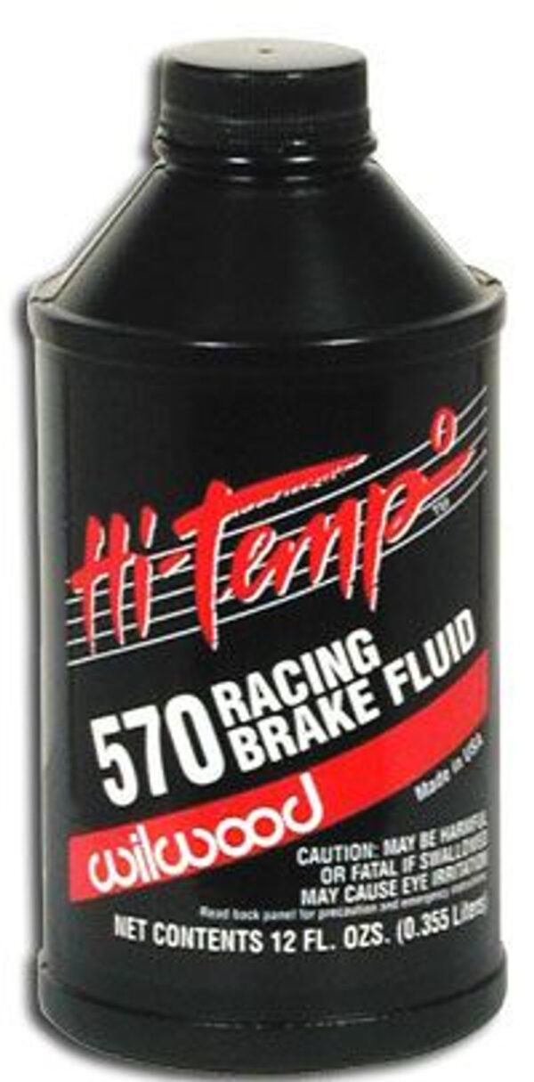 Wilwood Hi-Temp Racing Braking Fluid minimum 570° F. wil290-0632