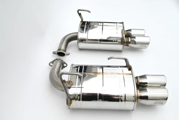 Invidia 22-Up Subaru WRX Axle Back Q300 3.5" Rolled Dual Wall S.S. Tip Exhaust - Image 2