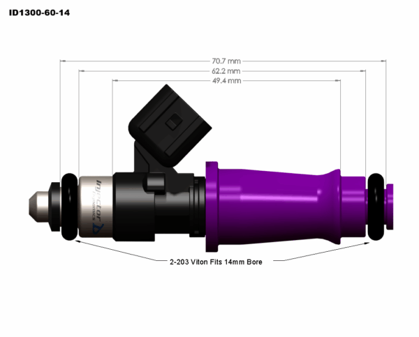 Injector Dynamics ID1300-XDS Injector Kit All Stainless Internals - Image 6