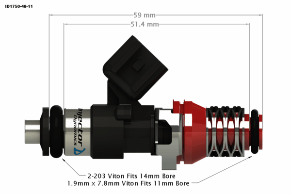 Injector Dynamics Id1750-Xds Fuel Injectors Compatible With Everything But Dirt - Image 4