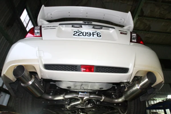 Invidia 08-14 Subaru WRX/STI Sedan Dual N1 S.S.Tips Cat-Back Exhaust - Image 2