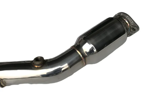 Invidia 08-14 Subaru WRX/STI 05-09 Legacy GT Manual Lower Cat Down Pipe Extra O2 Bung - Image 3