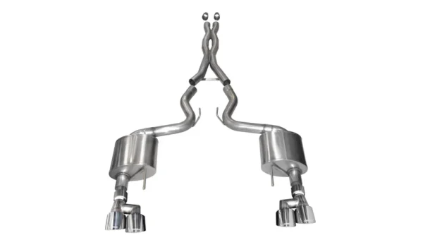 Xtreme/Sport 3.0 Cat-Back 4.0 Twin Tips 18-23 Mustang GT Coupe