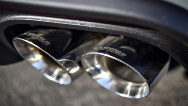 Corsa Performance 3.0" Catback Exhaust Dual Rear Exit w/Twin 4.0" Black PVD Pro-Series Tips Ford Mustang GT Fastback - w/ Valves 2018-2022 - Image 3