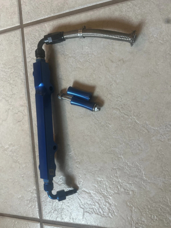 Full Function Engineering Billet Rails With AN LINES 93 Mazda RX-7 FD3S New (Installed Only) - Image 2